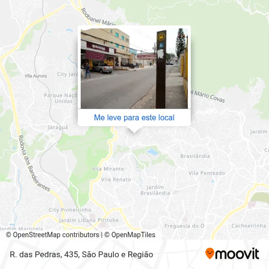 R. das Pedras, 435 mapa