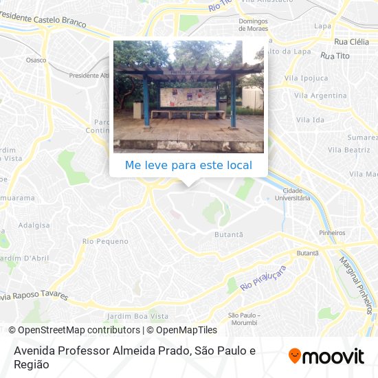 Avenida Professor Almeida Prado mapa