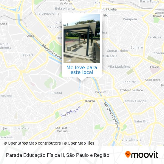 Parada Educação Física II mapa