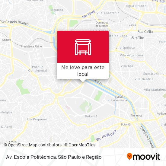 Av. Escola Politécnica mapa