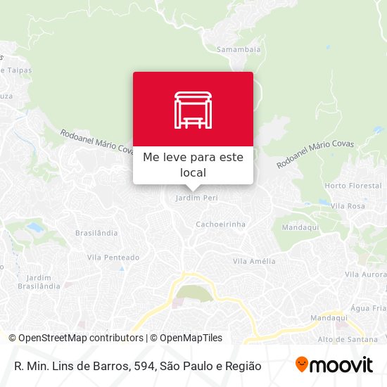 R. Min. Lins de Barros, 594 mapa