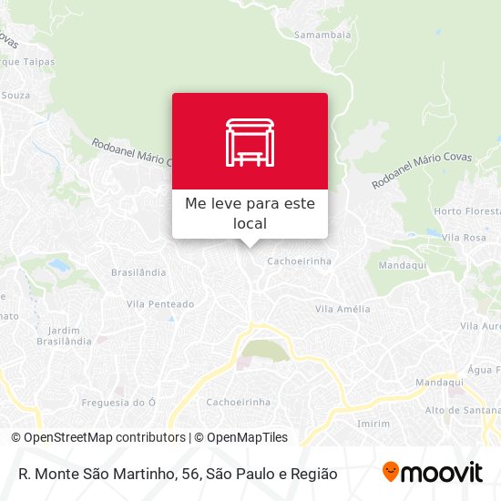 R. Monte São Martinho, 56 mapa