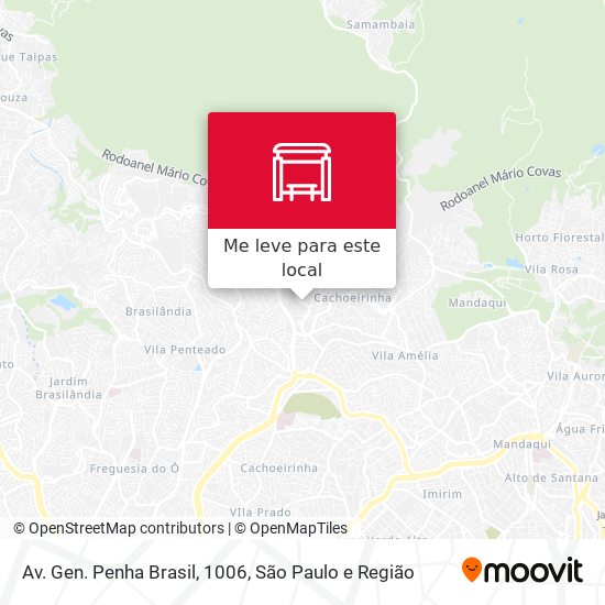 Av. Gen. Penha Brasil, 1006 mapa