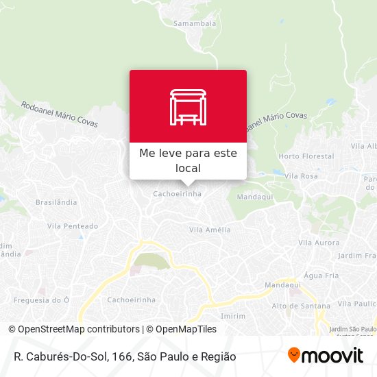 R. Caburés-Do-Sol, 166 mapa