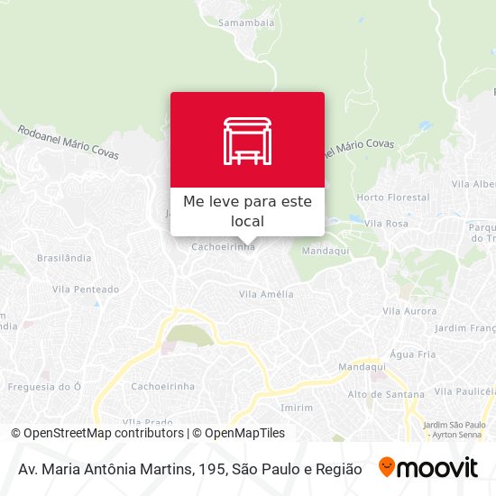 Av. Maria Antônia Martins, 195 mapa