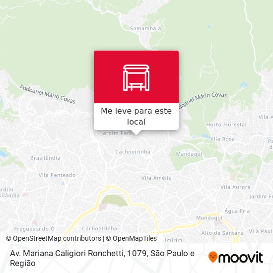Av. Mariana Caligiori Ronchetti, 1079 mapa