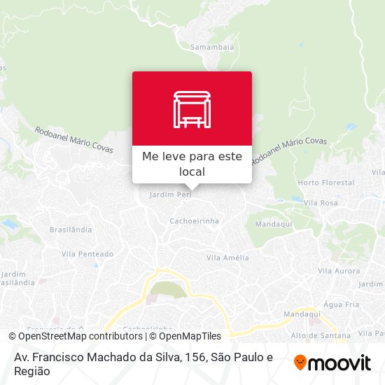 Av. Francisco Machado da Silva, 156 mapa