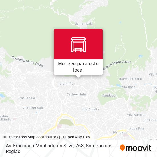 Av. Francisco Machado da Silva, 763 mapa