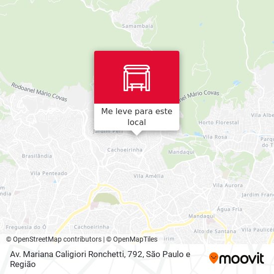 Av. Mariana Caligiori Ronchetti, 792 mapa