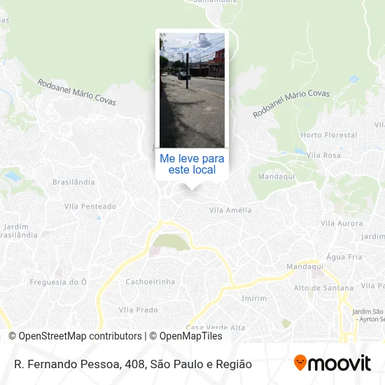 R. Fernando Pessoa, 408 mapa