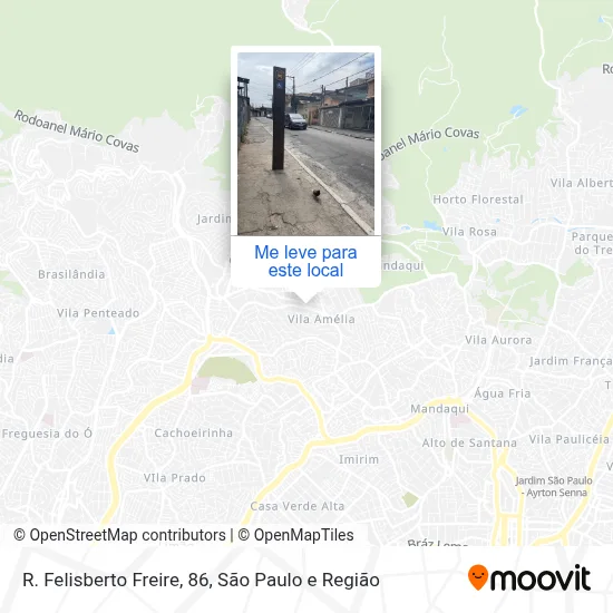 R. Felisberto Freire, 86 mapa