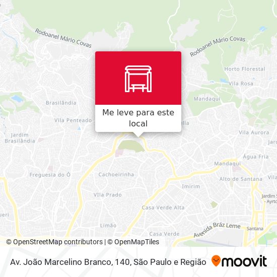 Av. João Marcelino Branco, 140 mapa