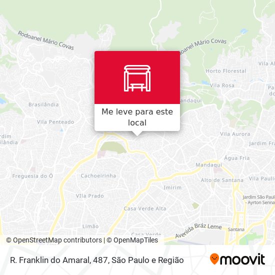 R. Franklin do Amaral, 487 mapa