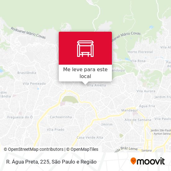 R. Água Preta, 225 mapa