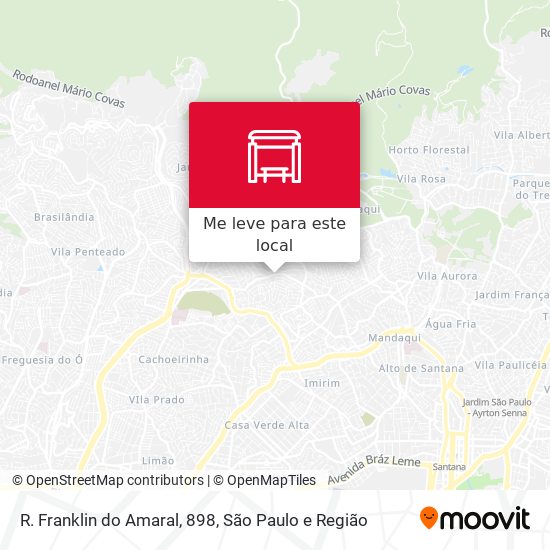 R. Franklin do Amaral, 898 mapa