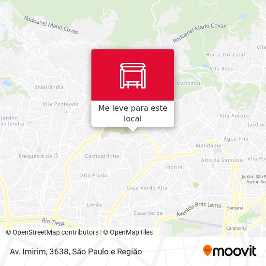 Av. Imirim, 3638 mapa