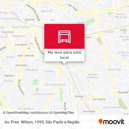Av. Pres. Wilson, 1099 mapa