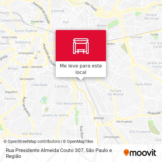 Rua Presidente Almeida Couto 307 mapa