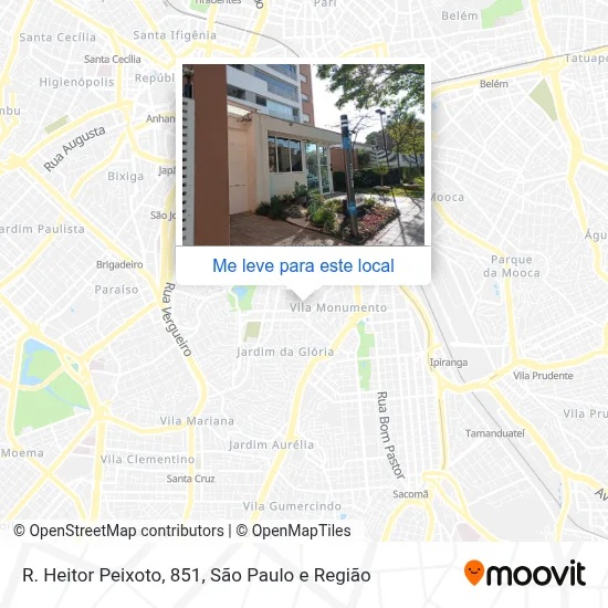 R. Heitor Peixoto, 851 mapa