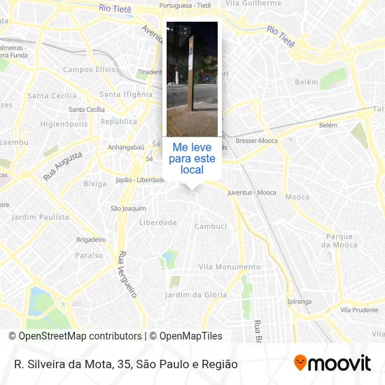 R. Silveira da Mota, 35 mapa