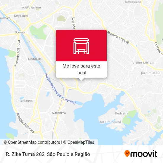 R. Zike Tuma 282 mapa
