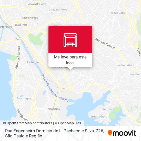 Rua Engenheiro Domício de L. Pacheco e Silva, 726 mapa