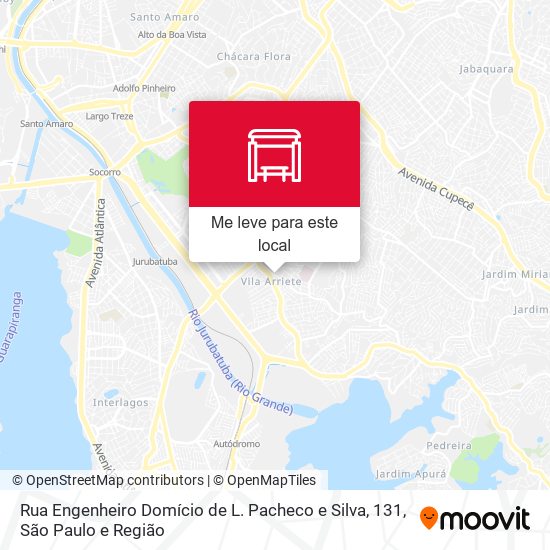 Rua Engenheiro Domício de L. Pacheco e Silva, 131 mapa