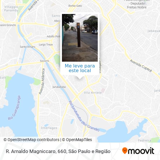 R. Arnaldo Magniccaro, 660 mapa