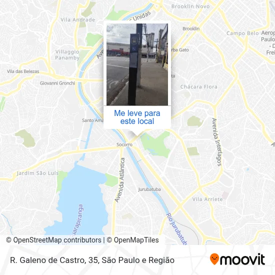 R. Galeno de Castro, 35 mapa