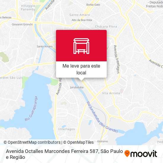 Avenida Octalles Marcondes Ferreira 587 mapa