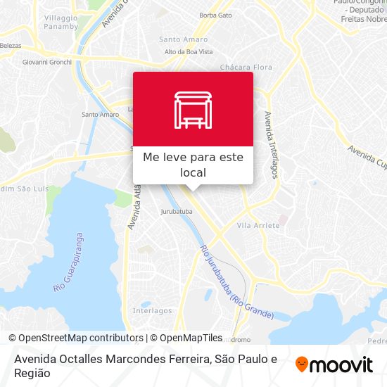 Avenida Octalles Marcondes Ferreira mapa