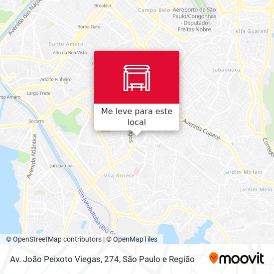 Av. João Peixoto Viegas, 274 mapa