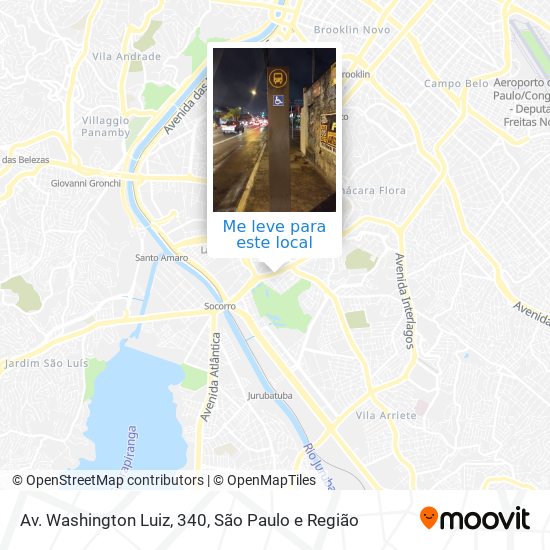 Av. Washington Luiz, 340 mapa