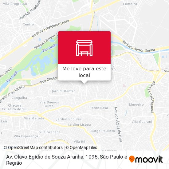 Av. Olavo Egídio de Souza Aranha, 1095 mapa