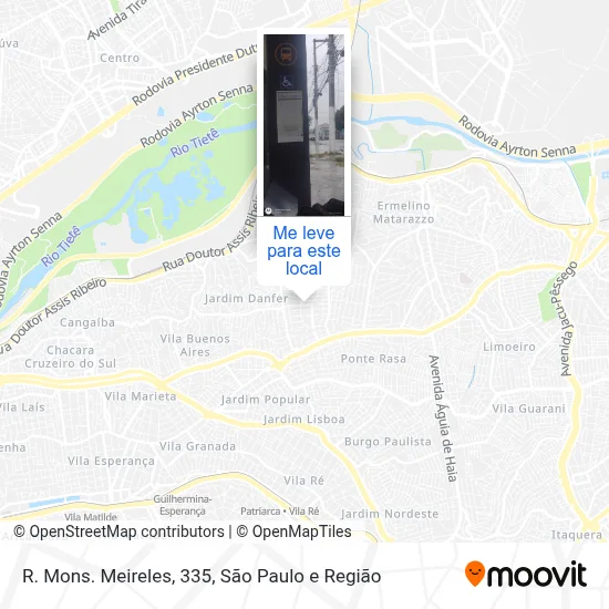 R. Mons. Meireles, 335 mapa