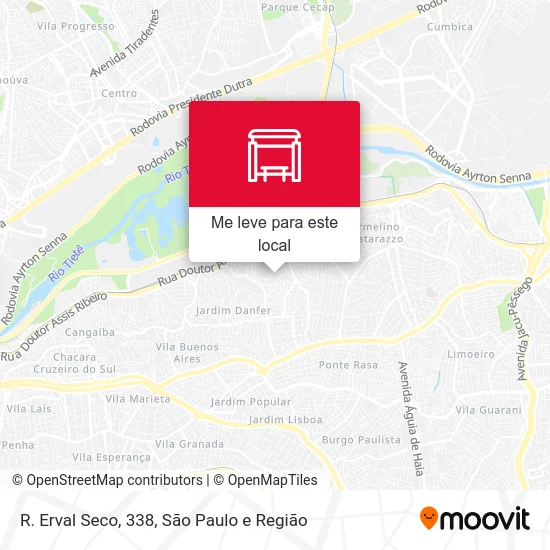 R. Erval Seco, 338 mapa