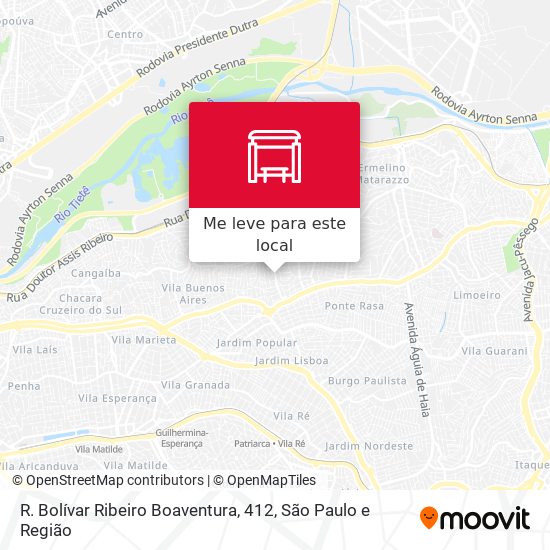 R. Bolívar Ribeiro Boaventura, 412 mapa
