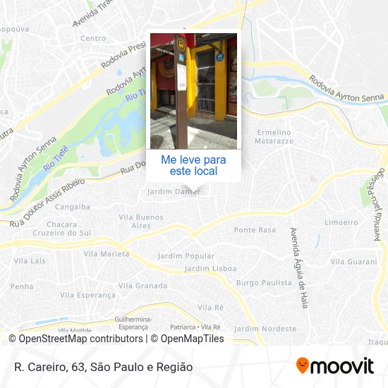 R. Careiro, 63 mapa