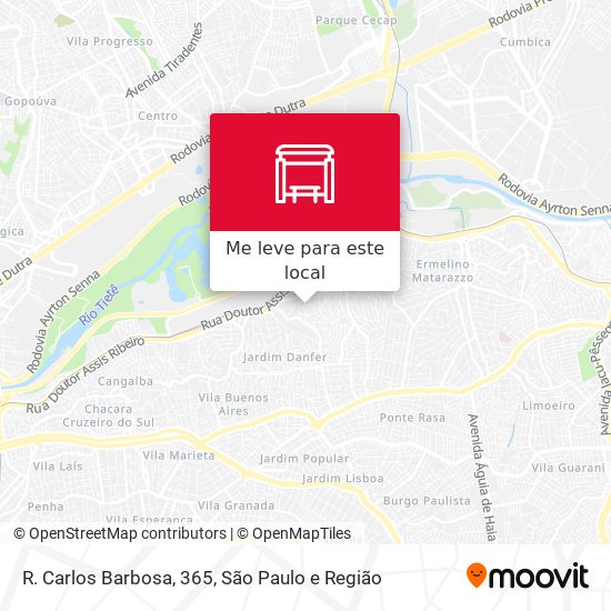 R. Carlos Barbosa, 365 mapa