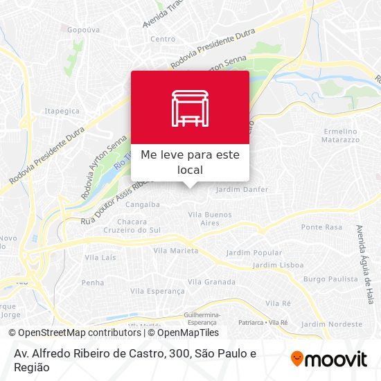 Av. Alfredo Ribeiro de Castro, 300 mapa