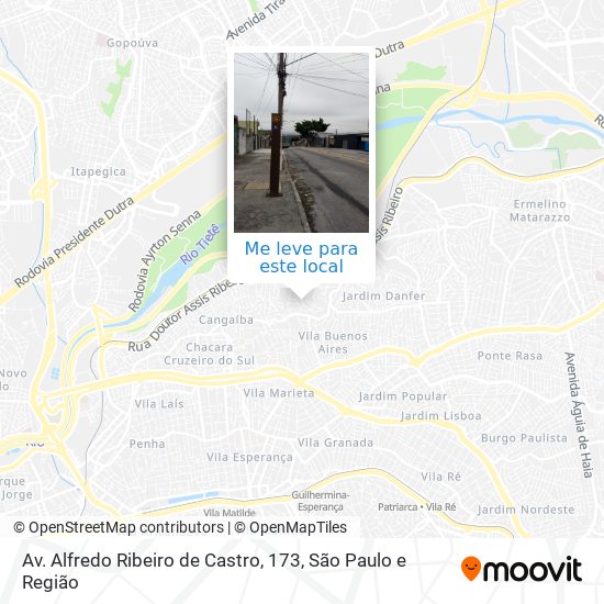 Av. Alfredo Ribeiro de Castro, 173 mapa