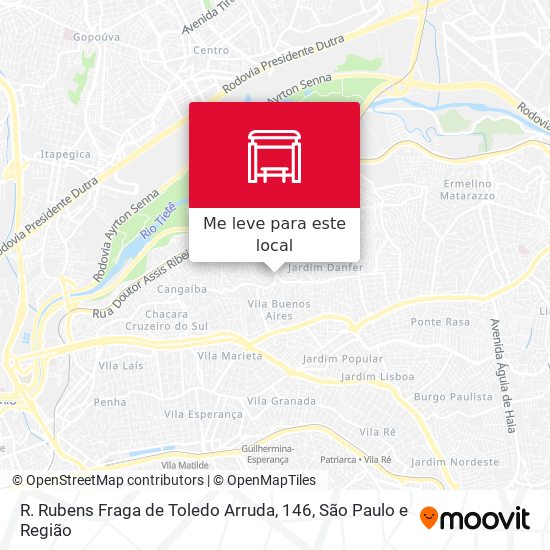 R. Rubens Fraga de Toledo Arruda, 146 mapa