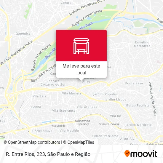 R. Entre Rios, 223 mapa