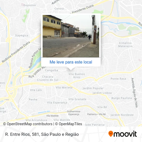 R. Entre Rios, 581 mapa