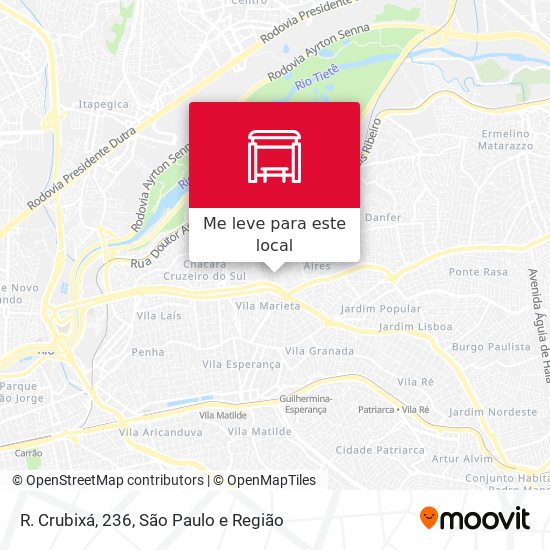 R. Crubixá, 236 mapa