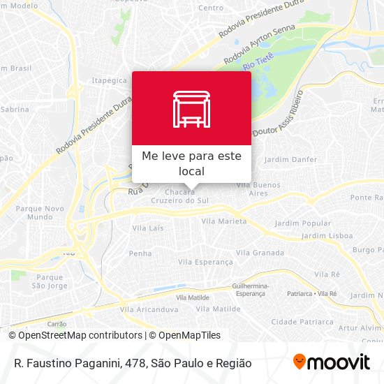 R. Faustino Paganini, 478 mapa