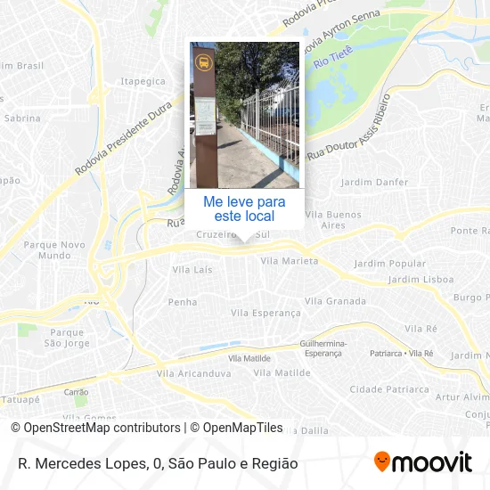 R. Mercedes Lopes, 0 mapa