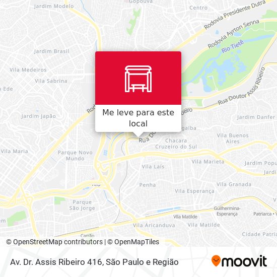 Av. Dr. Assis Ribeiro 416 mapa