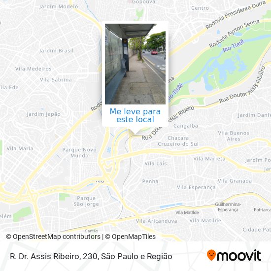 R. Dr. Assis Ribeiro, 230 mapa