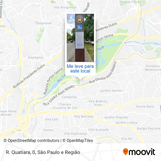 R. Quatiara, 0 mapa